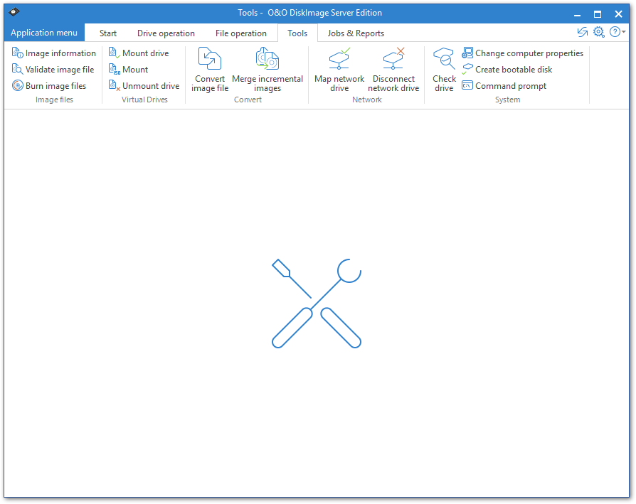 Selection of tools for an activity